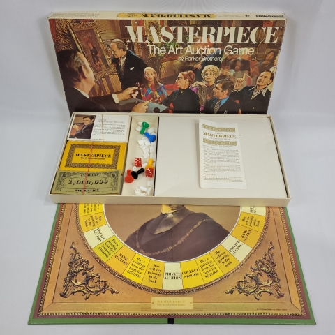 Masterpiece Vintage 1970 Board Game by Parker Brothers C7